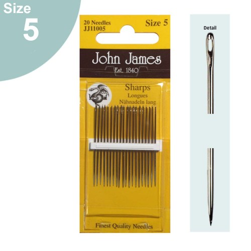 Hand Sewing Needles Sharps Size 5